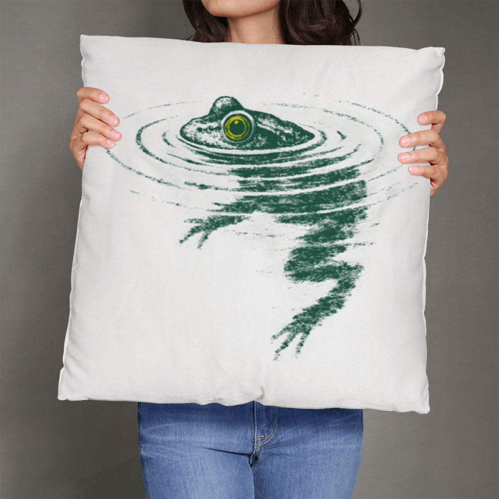 Frog Swimming Pillow