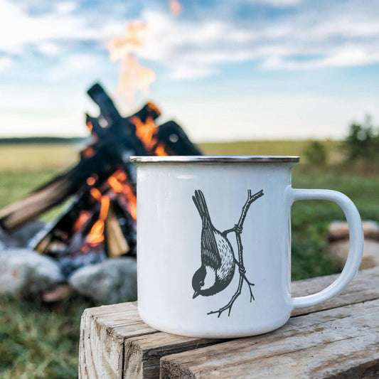 Chickadee Camping Mug