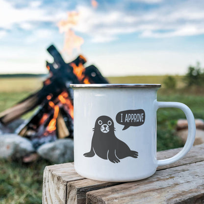 Seal of Approval Camping Mug