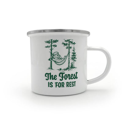 The Forest is For Rest Camping Mug