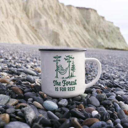 The Forest is For Rest Camping Mug