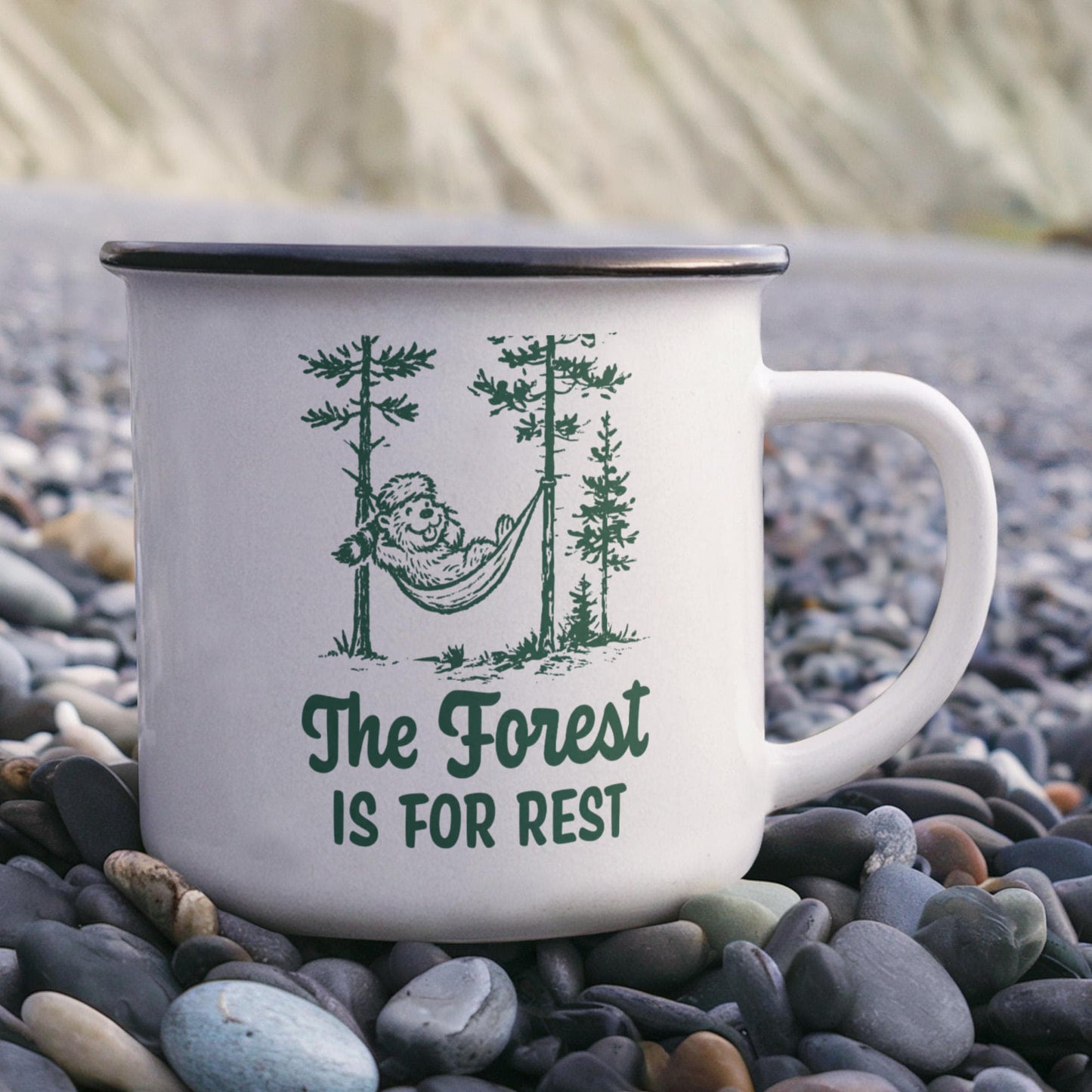 The Forest is For Rest Camping Mug
