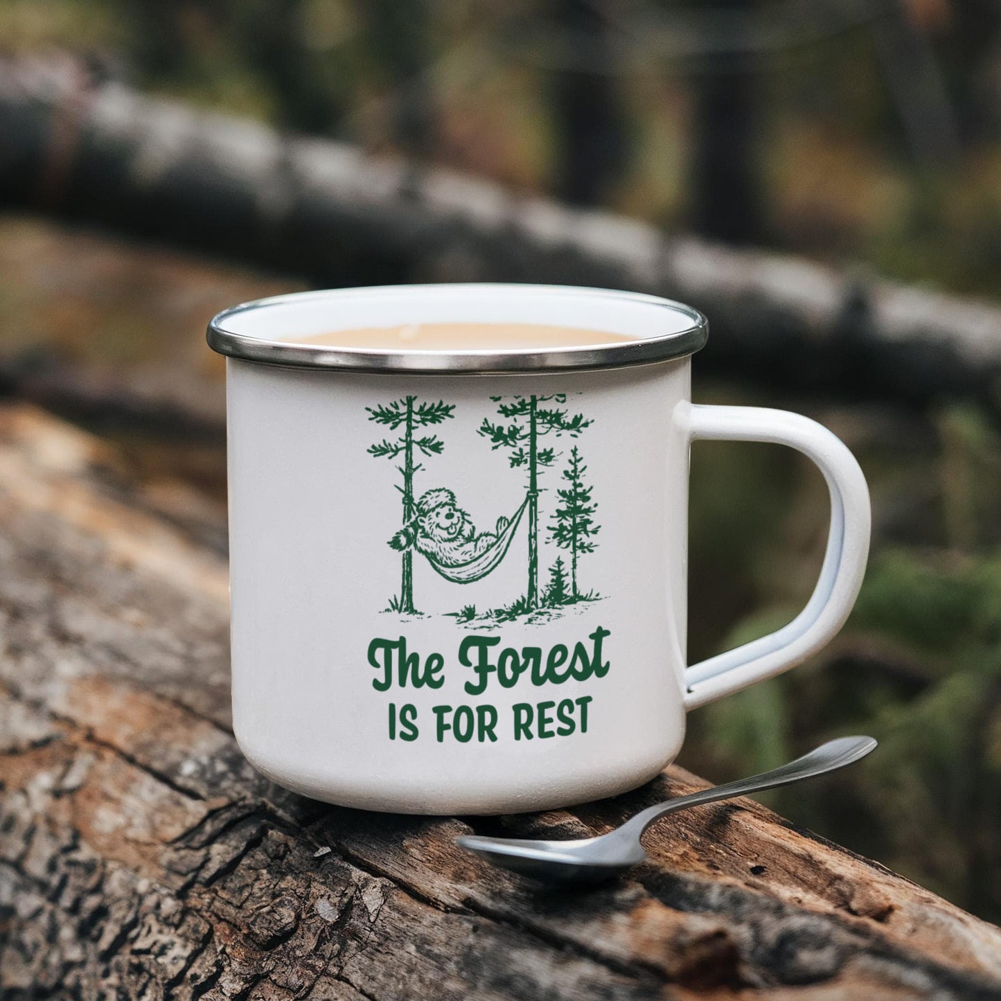 The Forest is For Rest Camping Mug