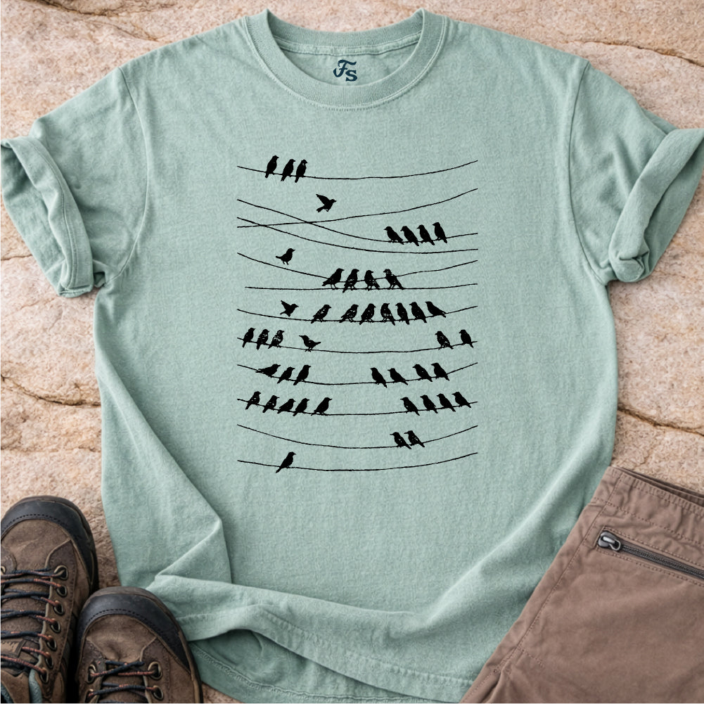 Birds on Wires Tshirt
