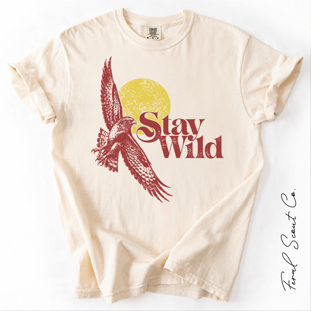 Stay Wild Hawk Tshirt