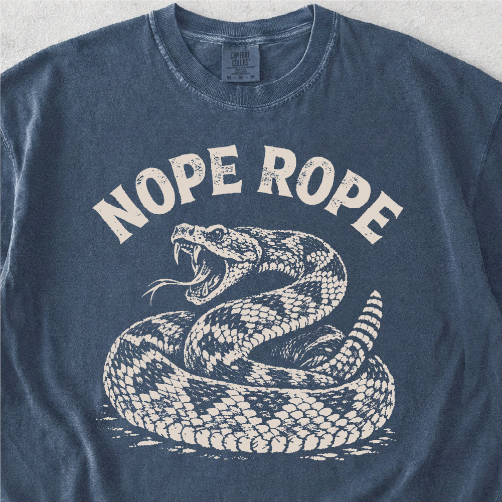 Nope Rope Rattlesnake Tshirt