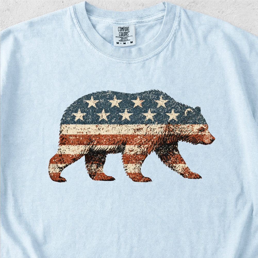 Patriotic Bear Tshirt