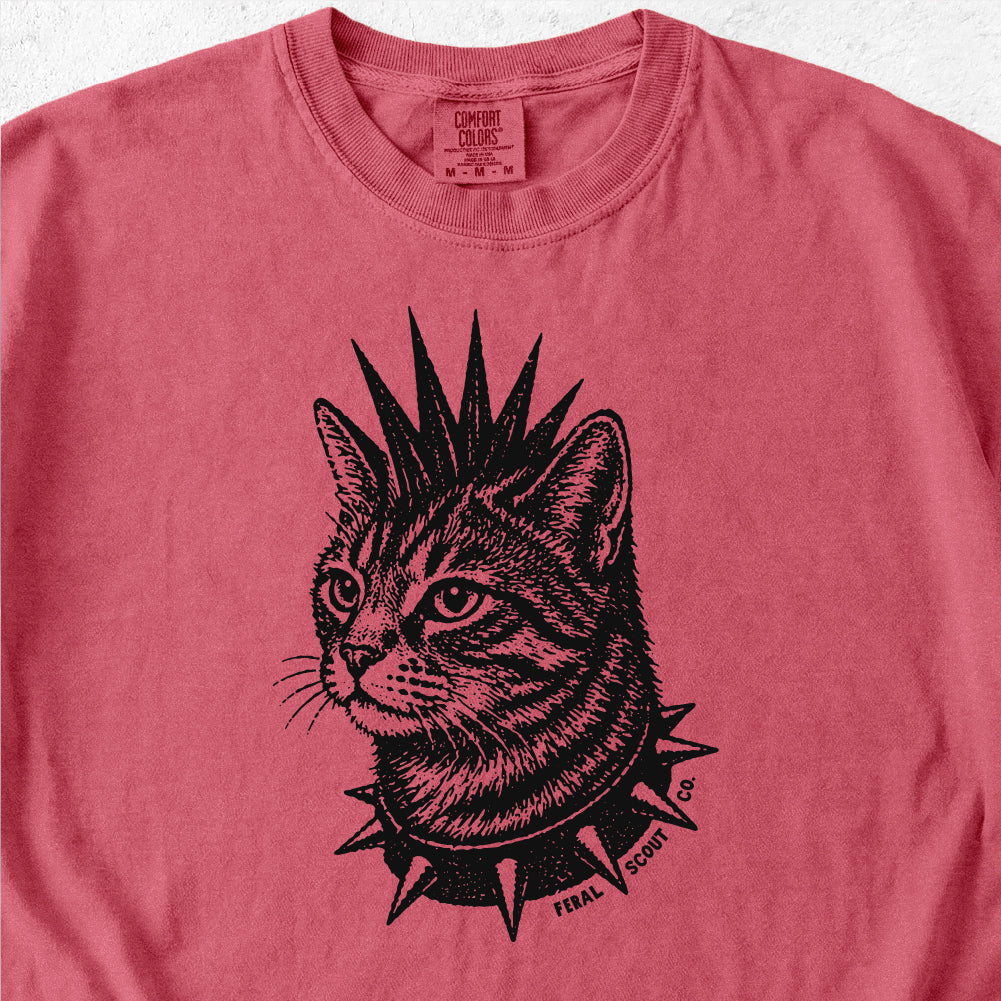 Punk Rock Cat Tshirt