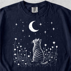 Cat Moon Stars Tshirt