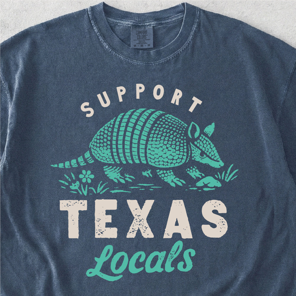 Texas Locals Armadillo Tshirt