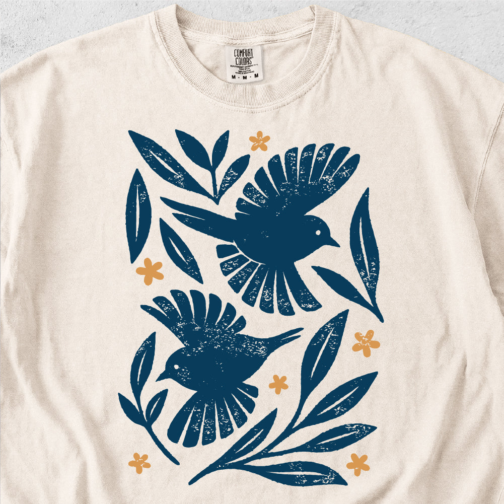 Folk Art Bird Tshirt