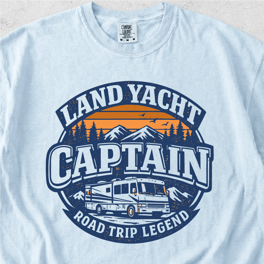 Land Yacht Captain Tshirt