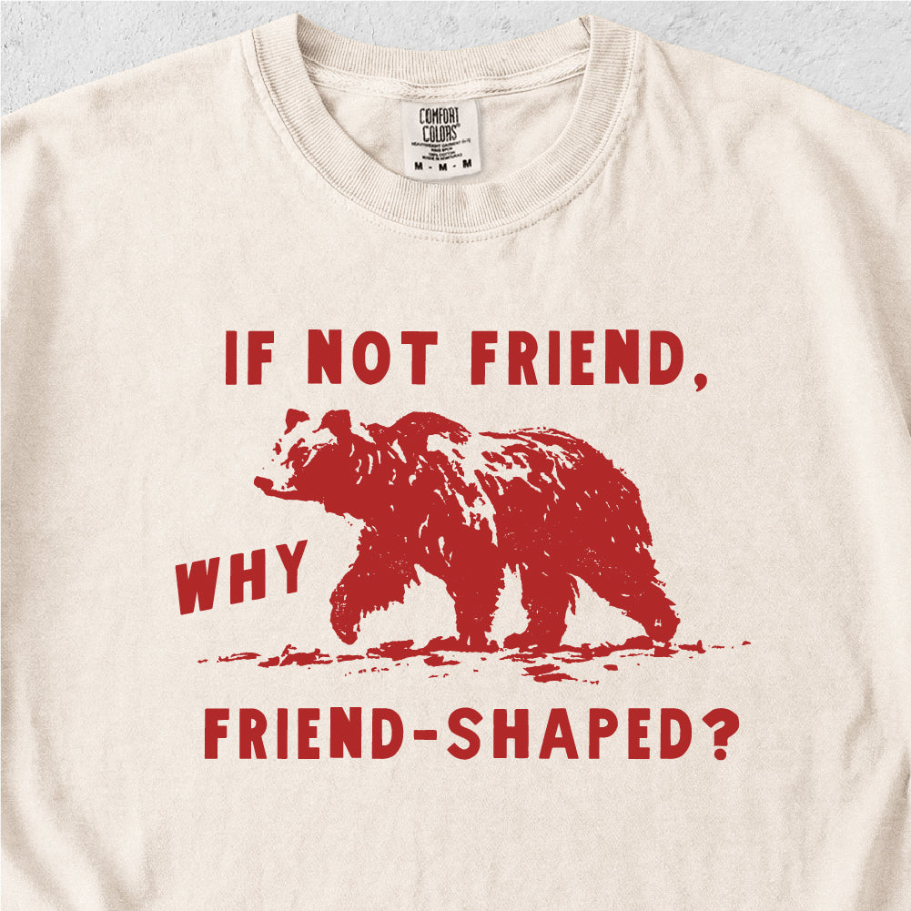 Friend-Shaped Bear Tshirt