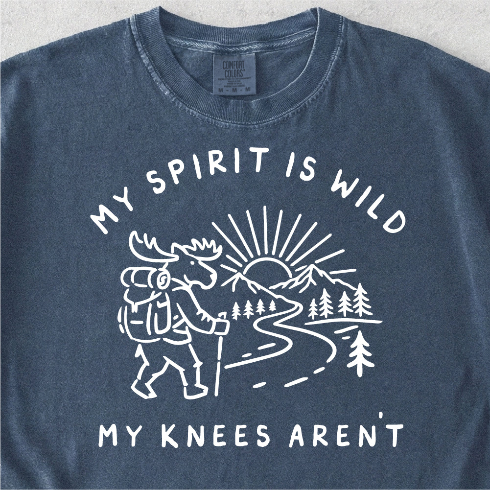 My Spirit Is Wild Moose Tshirt