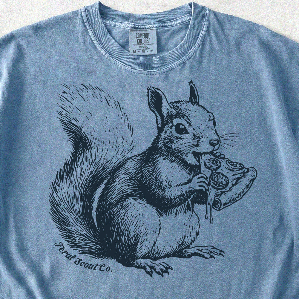 Pizza Squirrel Tshirt
