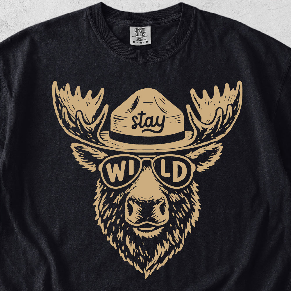 Stay Wild Moose Tshirt