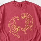Two Wolves Fighting Tshirt