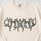 Dancing Tabby Cats Tshirt