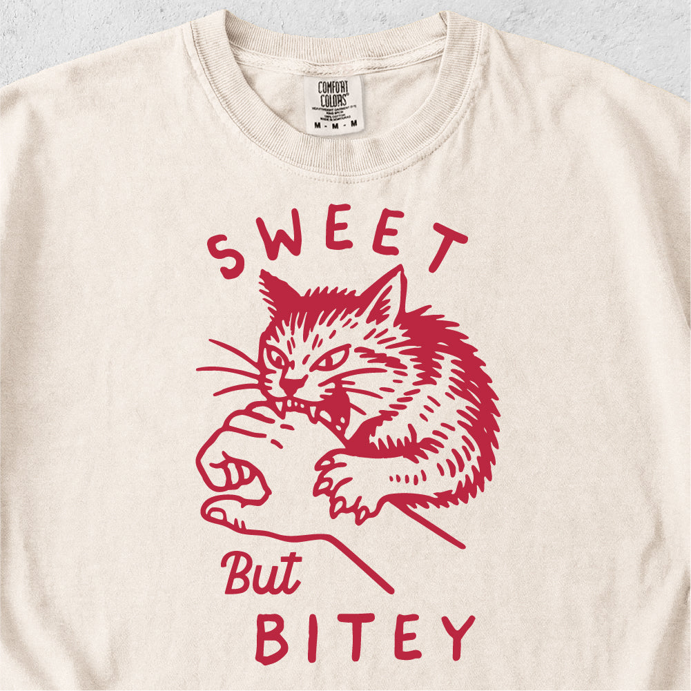 Sweet But Bitey Cat Tshirt