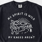 My Spirit Is Wild Moose Tshirt