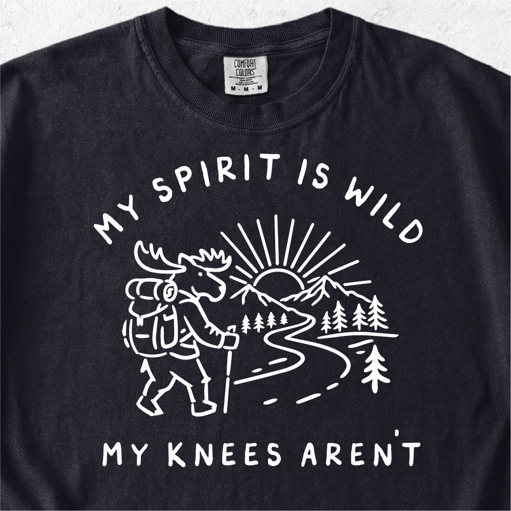 My Spirit Is Wild Moose Tshirt