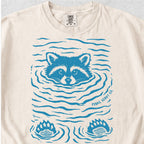 Raccoon Swimming Tshirt