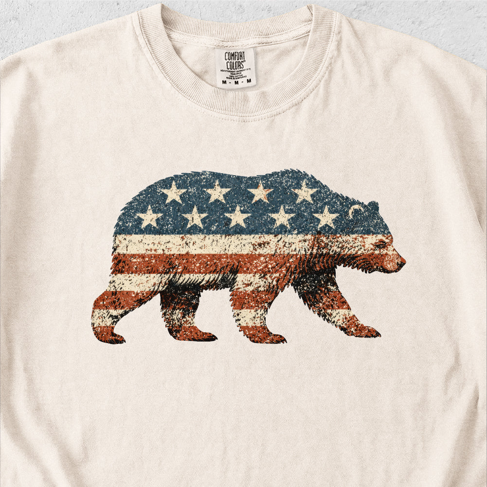 Patriotic Bear Tshirt
