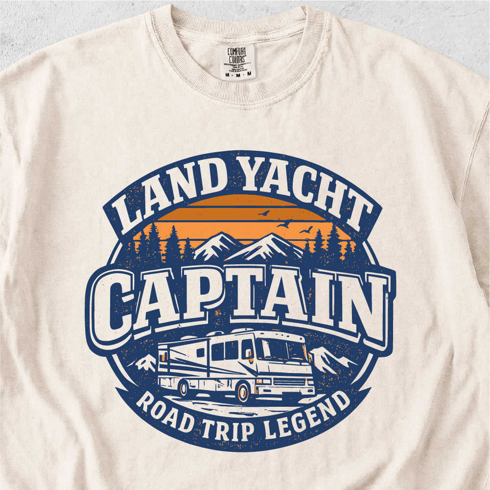 Land Yacht Captain Tshirt