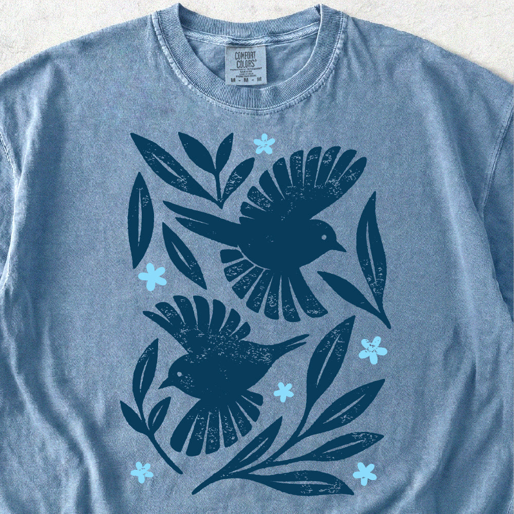 Folk Art Bird Tshirt
