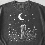 Cat Moon Stars Tshirt