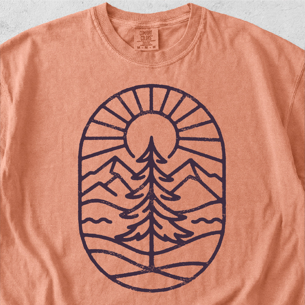 Pine Tree Mountain Tshirt