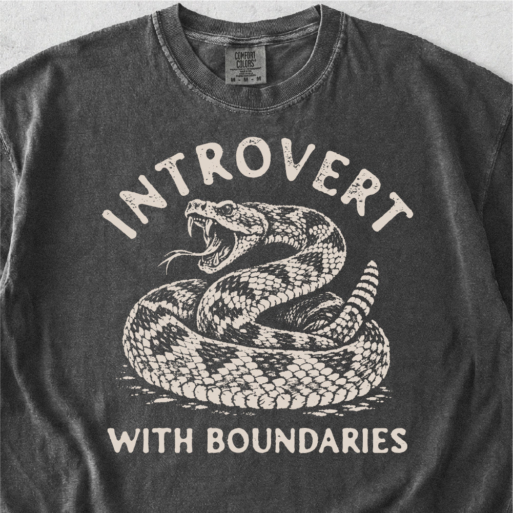 Introvert Rattlesnake Tshirt