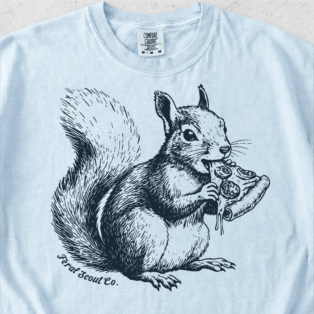 Pizza Squirrel Tshirt