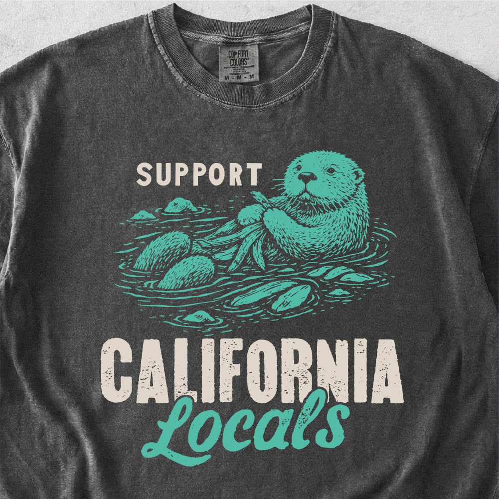 Support California Locals Otter Tshirt