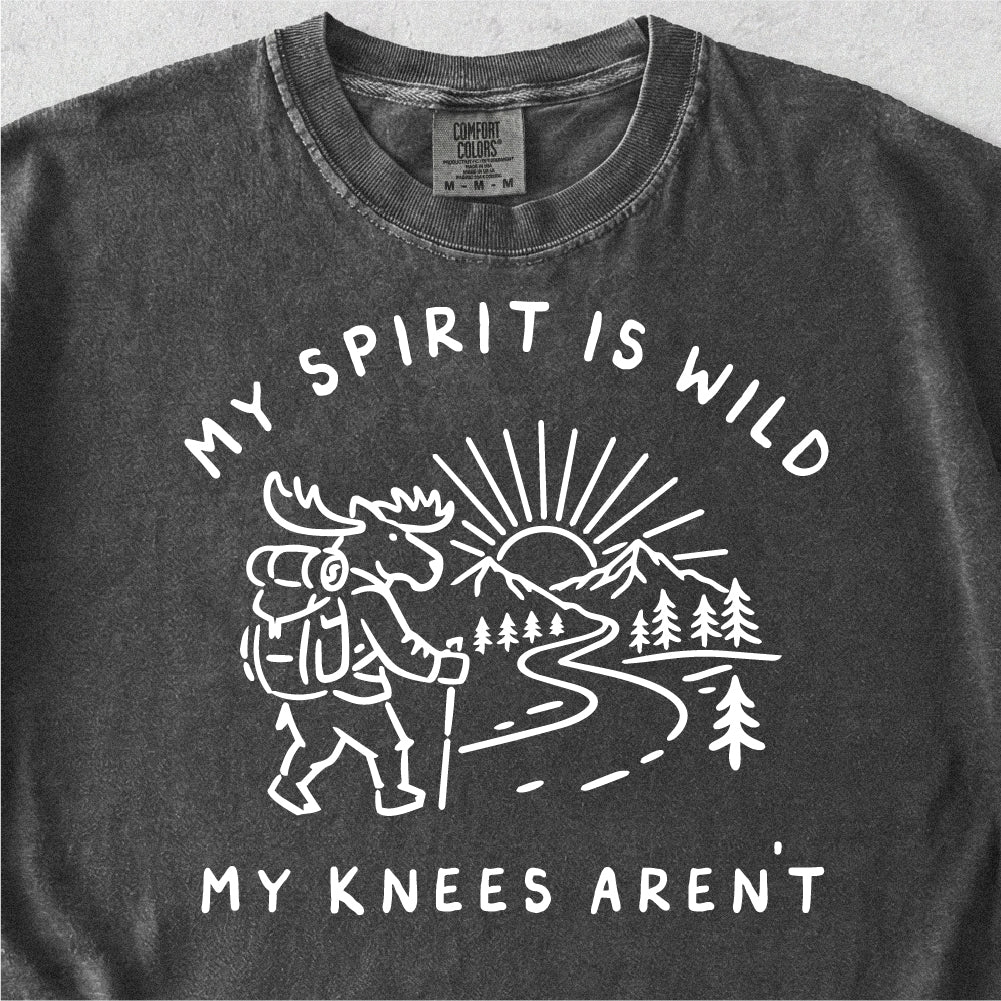 My Spirit Is Wild Moose Tshirt