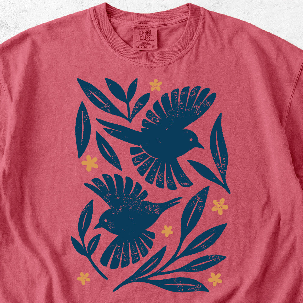 Folk Art Bird Tshirt