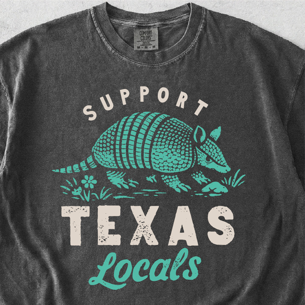 Texas Locals Armadillo Tshirt