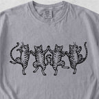 Dancing Tabby Cats Tshirt
