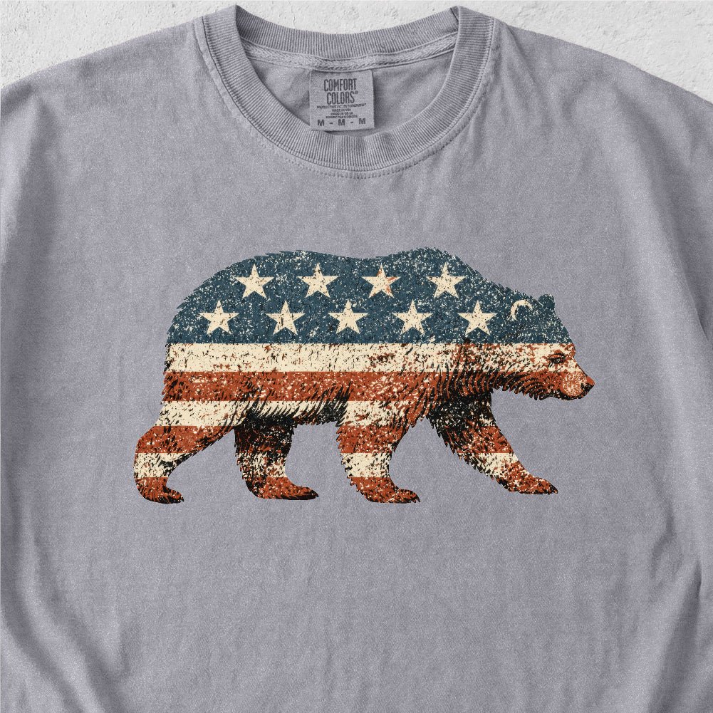 Patriotic Bear Tshirt