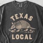 Texas Local Armadillo Tshirt