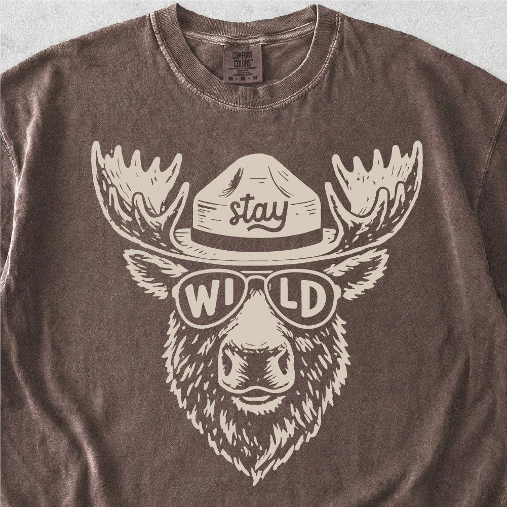 Stay Wild Moose Tshirt