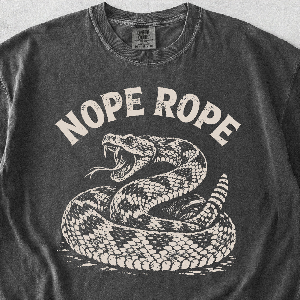 Nope Rope Rattlesnake Tshirt