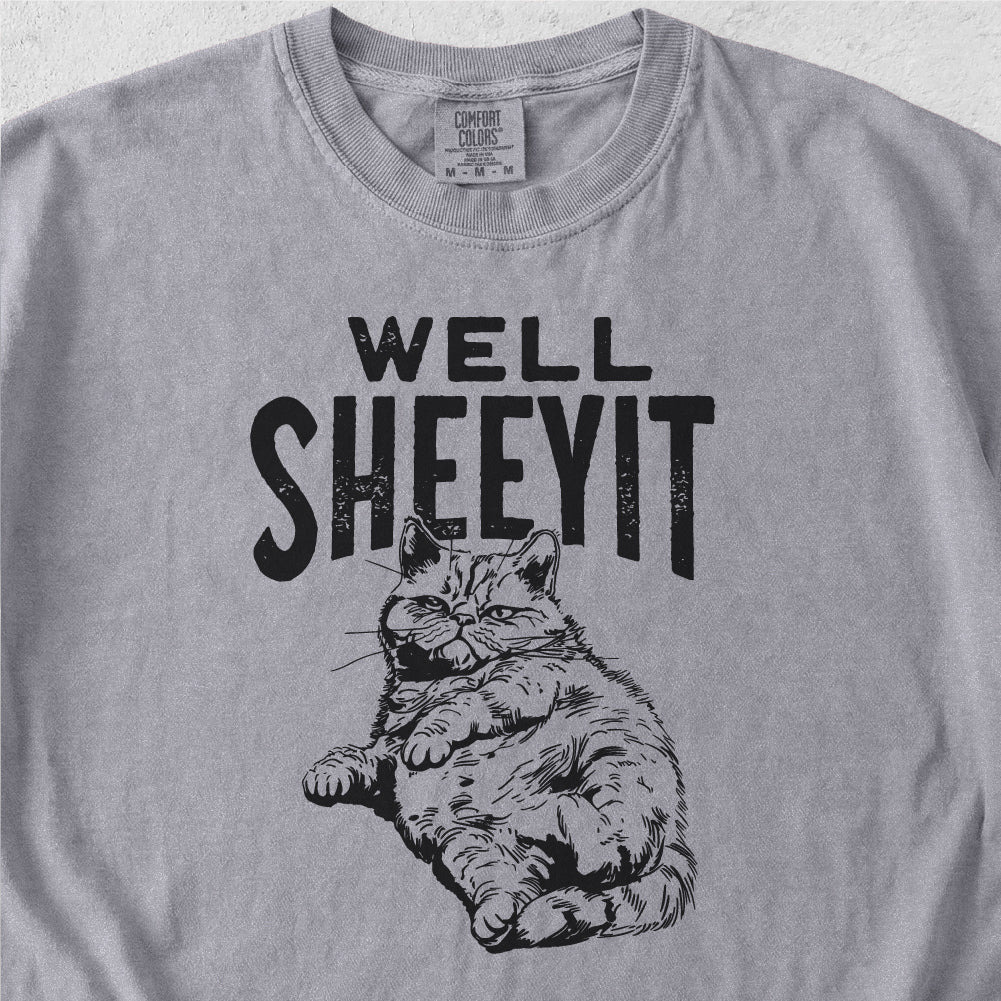 Well Sheeyit Cat Tshirt