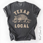 Texas Local Armadillo Tshirt