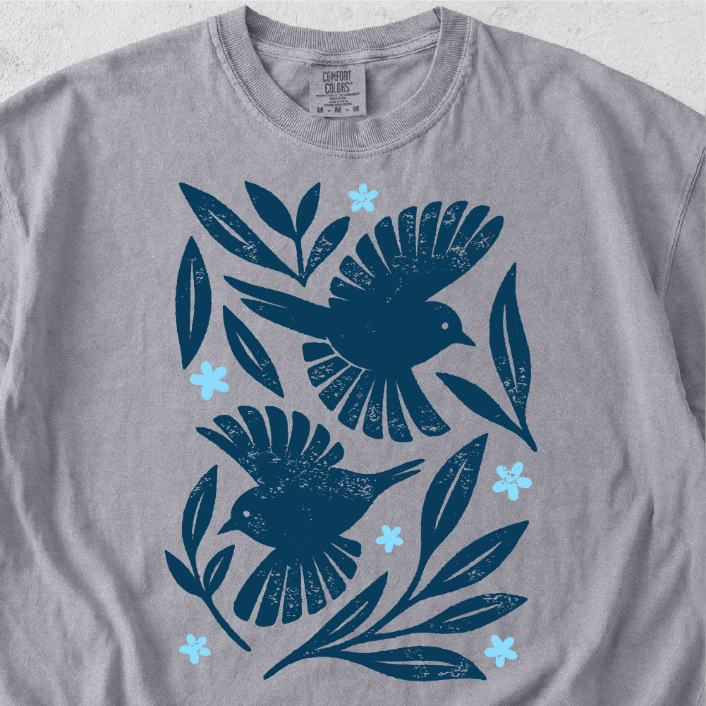 Folk Art Bird Tshirt