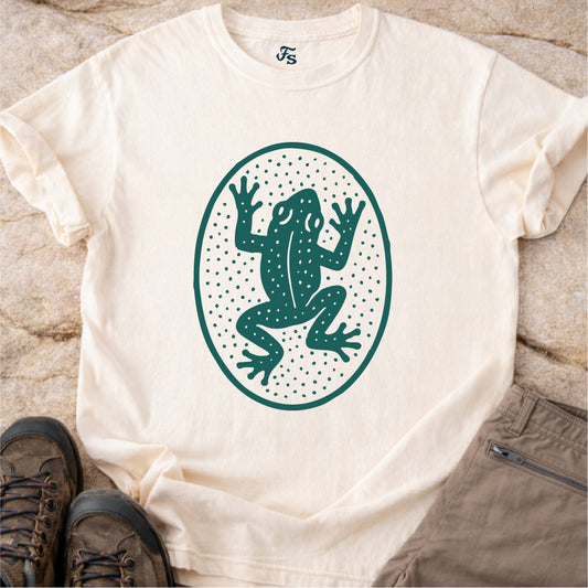 Frog Folk Art Tshirt