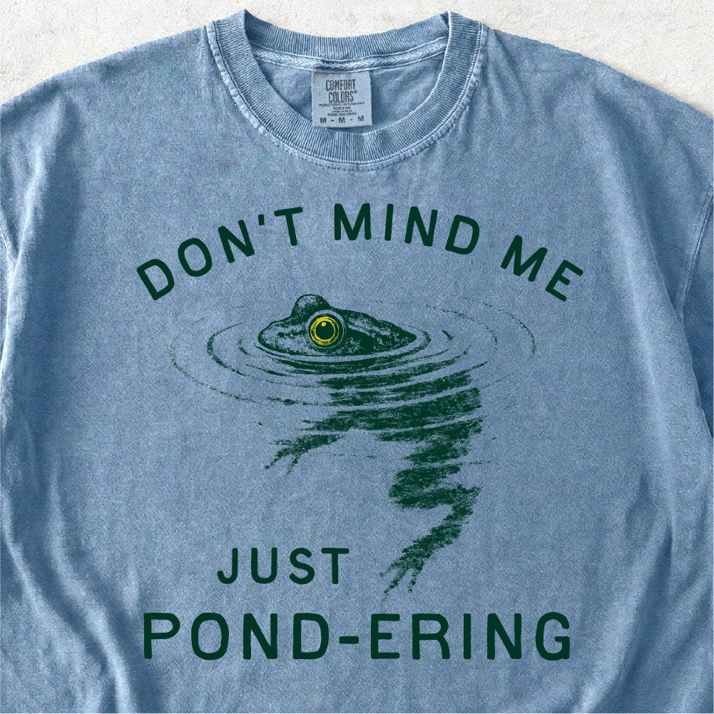 Just Pondering Frog Shirt