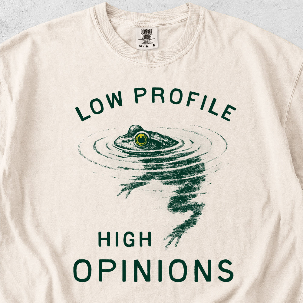 High Opinions Frog Tshirt