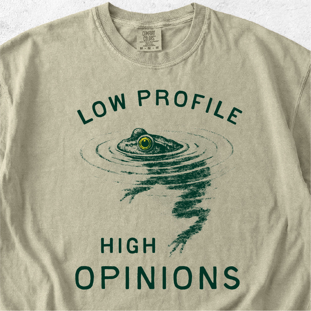 High Opinions Frog Tshirt
