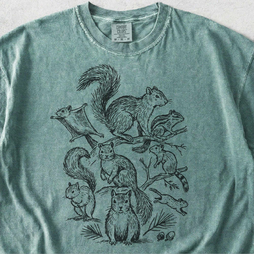 Squirrel Family Tshirt
